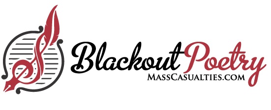 Blackout Poetry Logo War