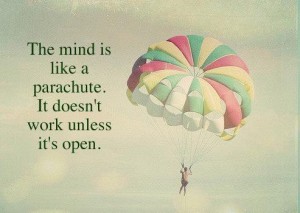 the mind is a parachute